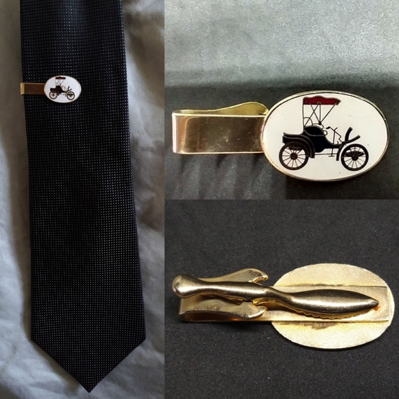 Vintage Other - 💅 BUNDLE 3/$15 Vintage car tie clip necktie bar ford model T